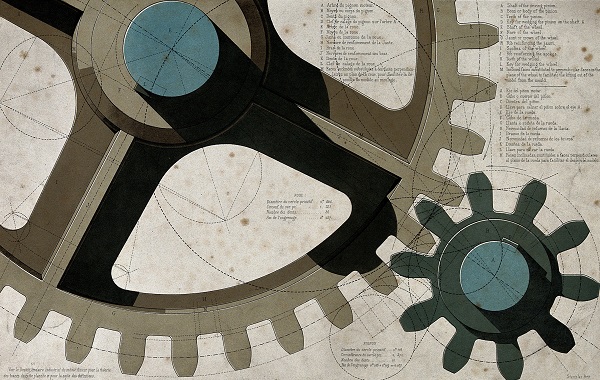 Stanislas Petit, "Engineering," n.d. (c. 1905?). Wellcome Images/Wikimedia Commons/CC BY 4.0